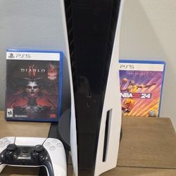 Playstation 5 Disc Version with  2 Games 