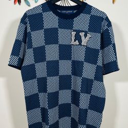 LOUIS VUITTON DAMIER CREWNECK WITH PATCH !!!