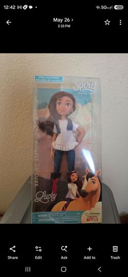 NEW Spirit Riding Free Doll Lucky Prescott 2017 Deluxe DreamWorks Netflix