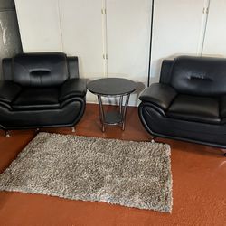 Sofa Set With Table/Rug