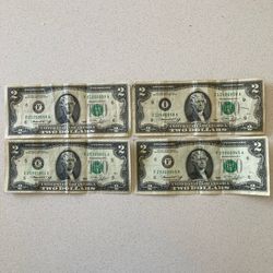 Used 1976 Jefferson Two Dollar Bill