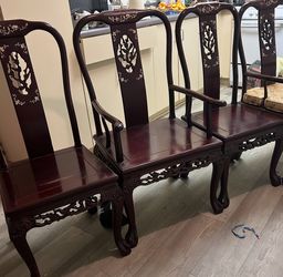 Rosewood Dining Chairs (set of 6)