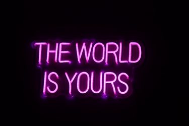 Neon sign