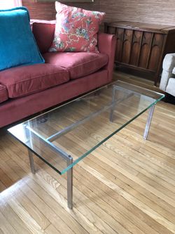 Knoll type mid-century modern coffee table