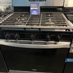 NEW NEW STIVE 5 BURNERS SSTTEL GAS WHIRLPOOL 