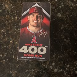 Mike Trout 400th Home Run Bobblehead