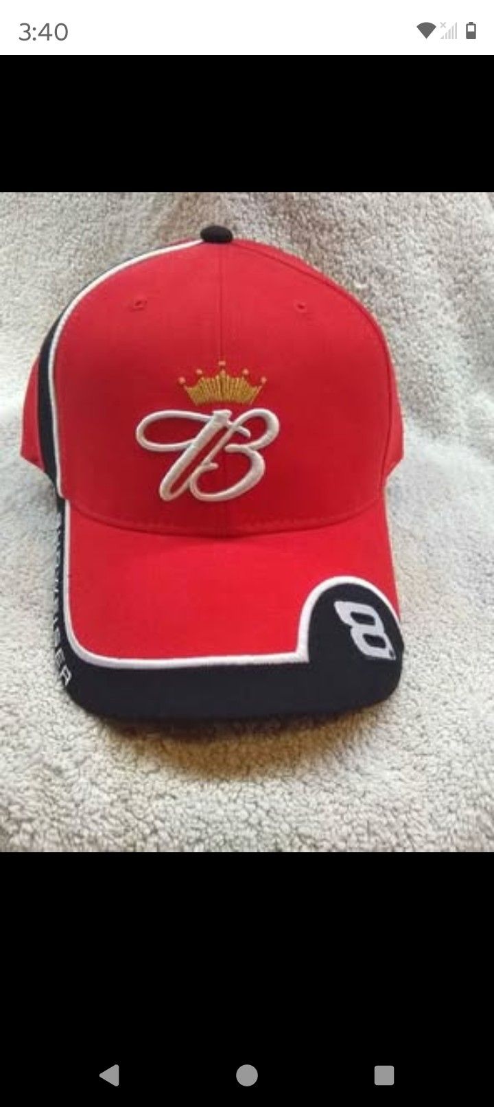 Dale Earnhardt Jr Budweiser Hat
