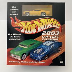 2003 Hot Wheels-Car-A-Day Calendar 