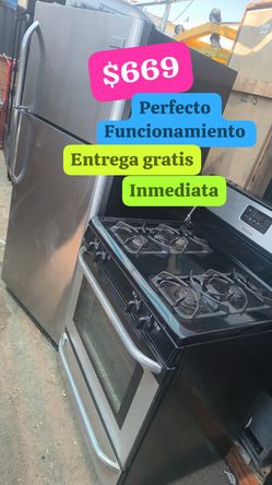 Refrigerator and Stove combo $669