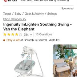 Ingenuity InLighten Soothing Swing
