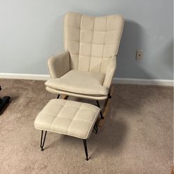 Rocker chair and ottoman