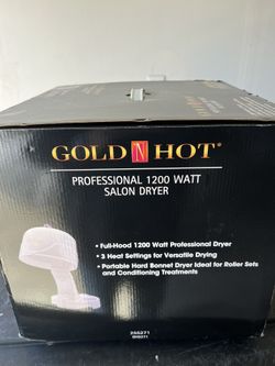 Gold And Hot Hair Dryer