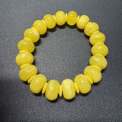 Beeswax Amber Bracelet 