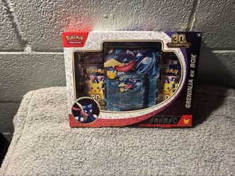 Pokémon 30th Celebration Greninja ex Box - Brand New