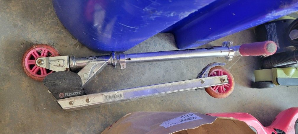 Scooter And Skateboard