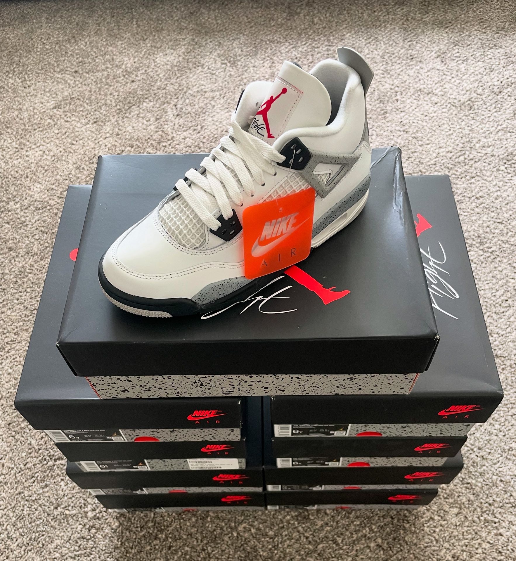 Jordan 4 Retro “White Cement” ❗️PRICES VARY BY SIZE❗️