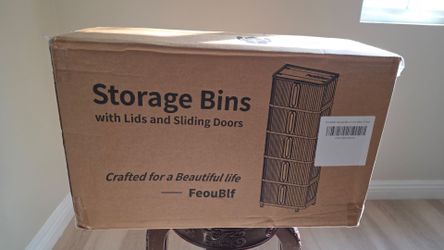 New storage bins put anything.
