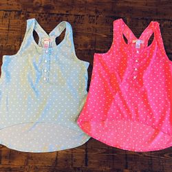 Girls High low Summer tank Tops🦀✨