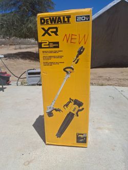 DEWALT XR 20V MAX Brushless String Trimmer and Axial Blower Combo Kit
