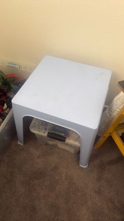 Blue toddler table