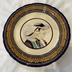 Vintage Quimper Pottery (large) Plate 