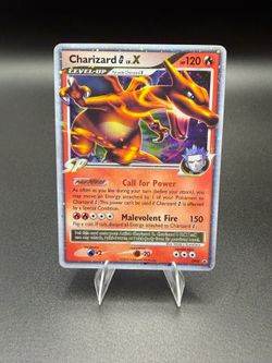 Charizard G LV.X DP45 Black Star Promo Holo – NM+ Great Grading Candidate