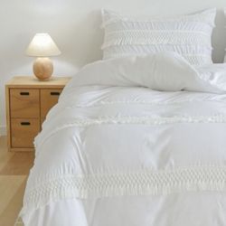 For Queen Bed With One Pillow Cover