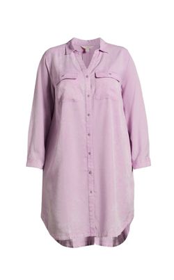 Women's Shirt Dress Long Selves 