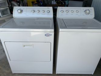 Whirlpool Washer and Dryer BISQUE