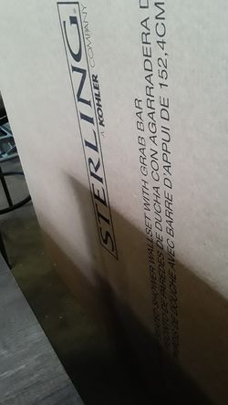 Accord 60 in seated shower set with grab Bar