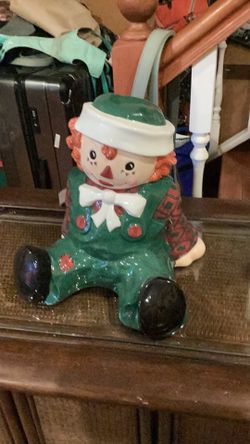 Vintage Andy sakura cookie jar