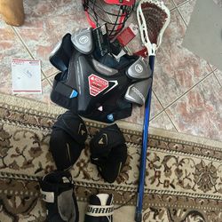 Lacrosse Equipment Full Set Up