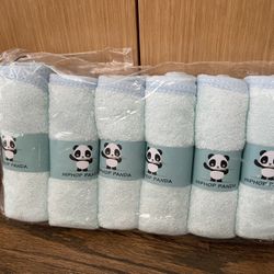 Brand New - Bamboo Baby Washcloths (6 in a pack)