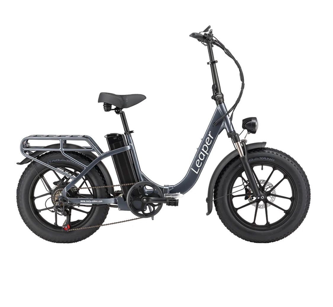 Foldable E-Bike, 750W Aluminum Alloy Folding Electric Bike, 7 Speeds, Max Speed 30 Mph