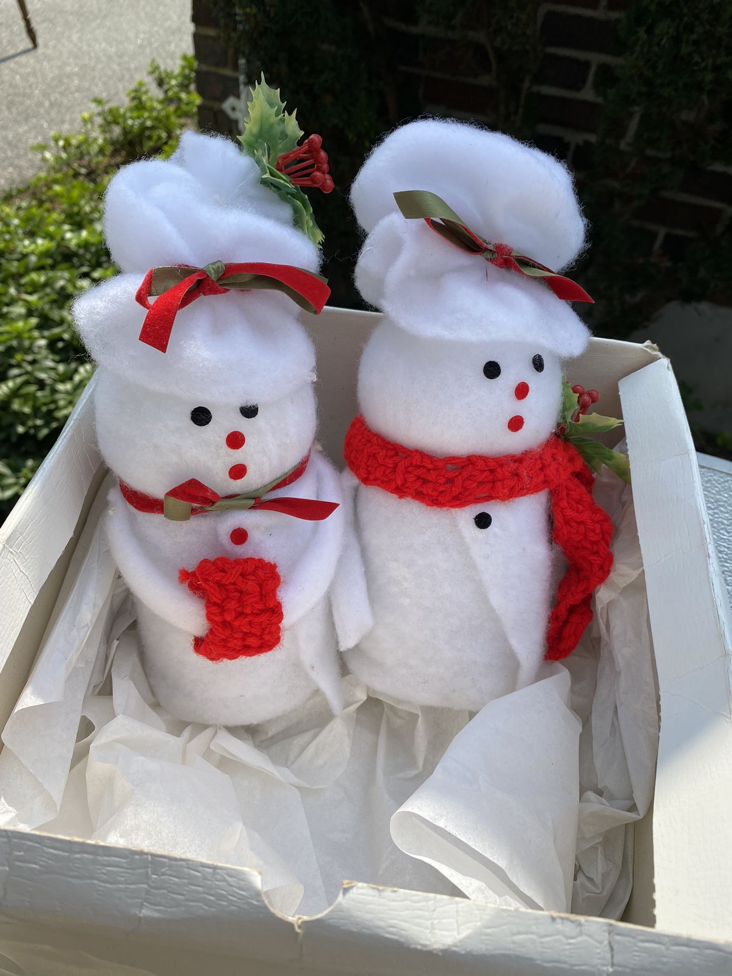 Felt Snow Couple