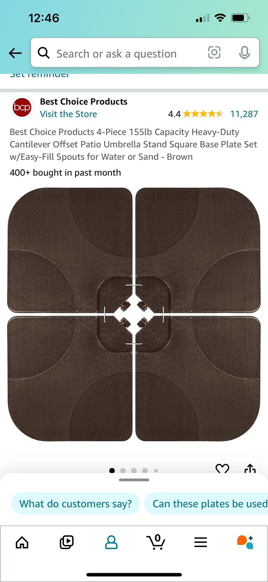 Brand New 155lb Capacity Heavy Duty Umbrella Stand 