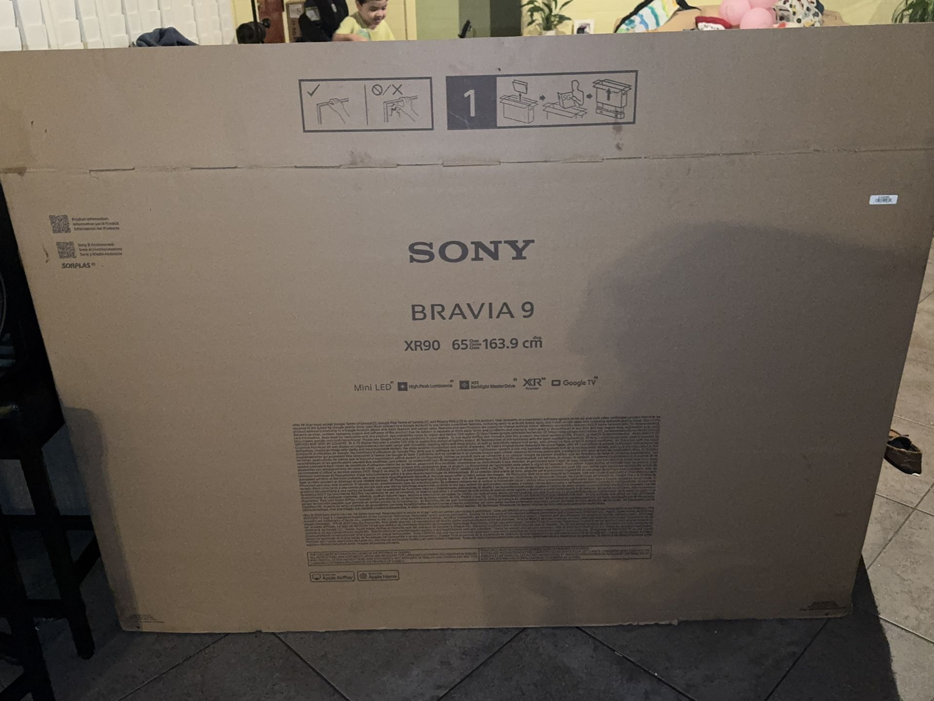 Sony 65" Class BRAVIA 9 Mini LED QLED 4K UHD Smart Google TV (2024).