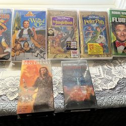 VintageVHS Movies Four Walt Disney unopened Braveheart Unopened 