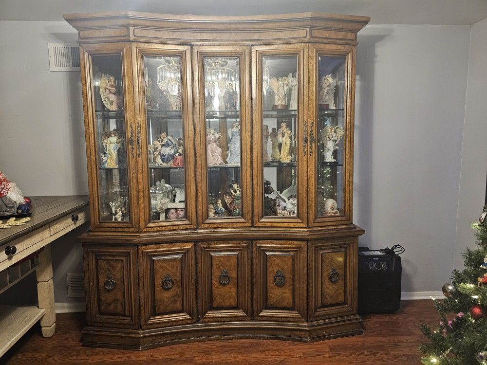 Solid Wood China Cabinet