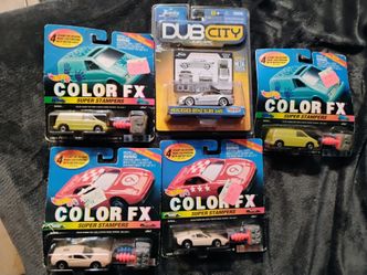 Hot wheels color fx super stamper and Dub city Mercedes