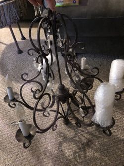 Rustic chandelier
