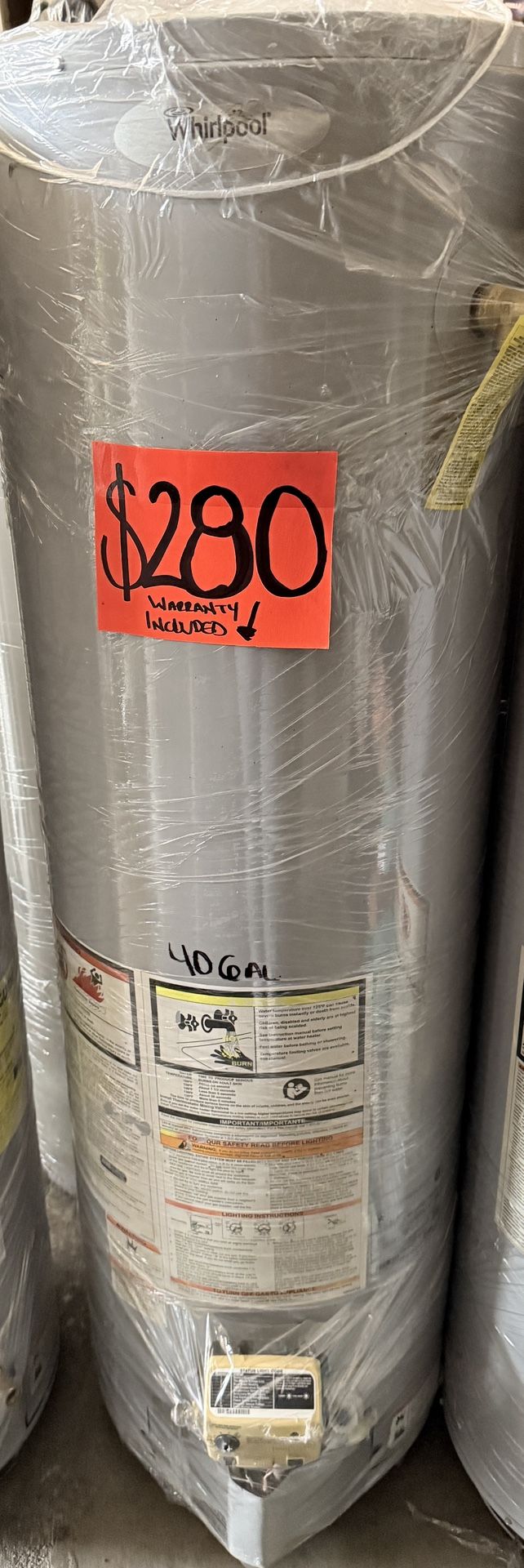 Whirlpool 40Gal Boiler ♨️