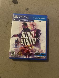 Blood And Truth VR