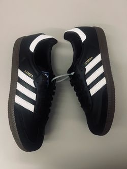 Adidas Samba Sneakers Black White Gum Sole