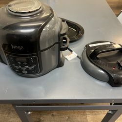 Ninja Air Fryer With Pressure Cooker.