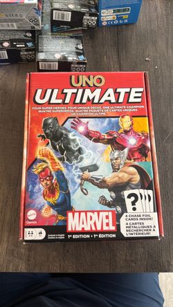 UNO Ultimate Marvel Card Game 1st Edition