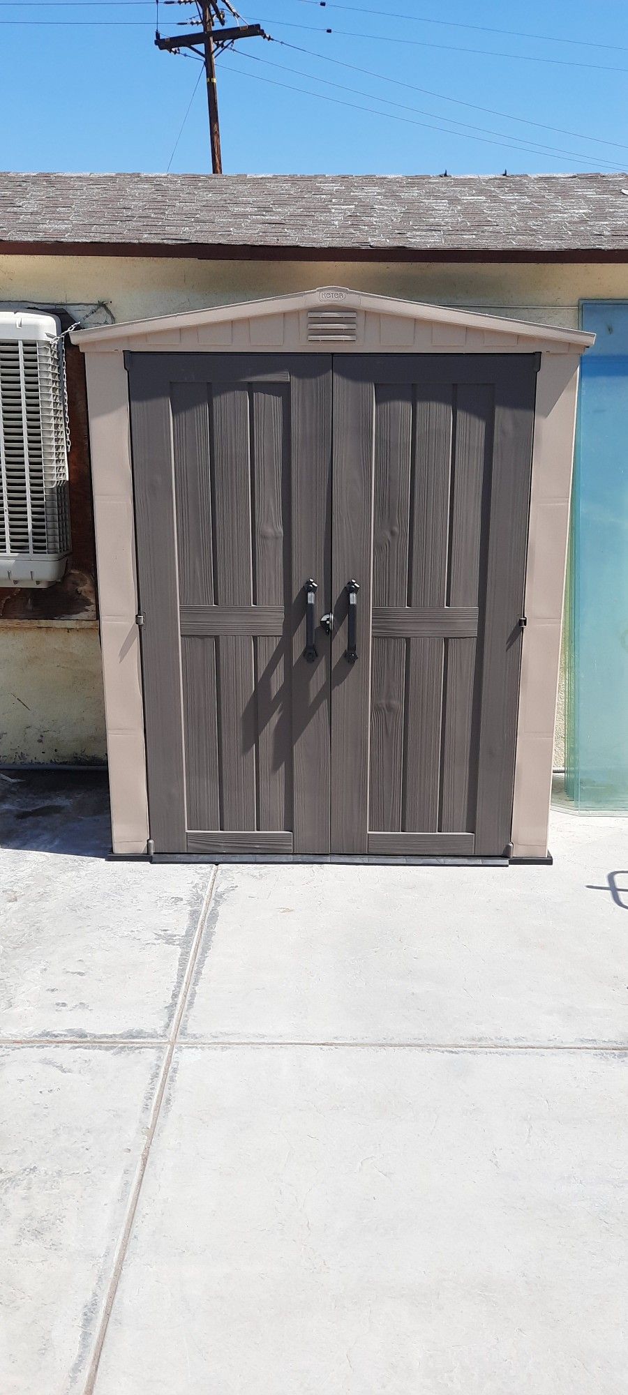 Keter Factor 6x3 Shed Open Box
