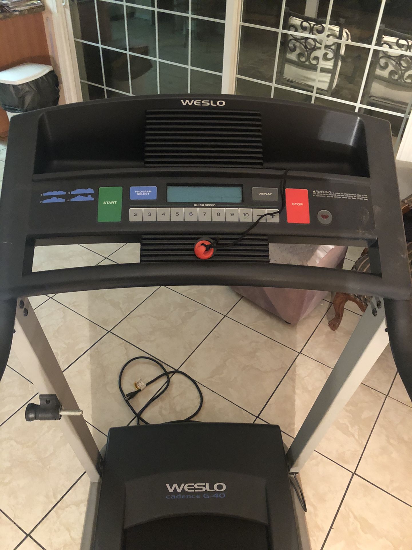 Weslo Foldable Treadmill