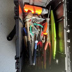 Tool   Box With Assorted Tools, 