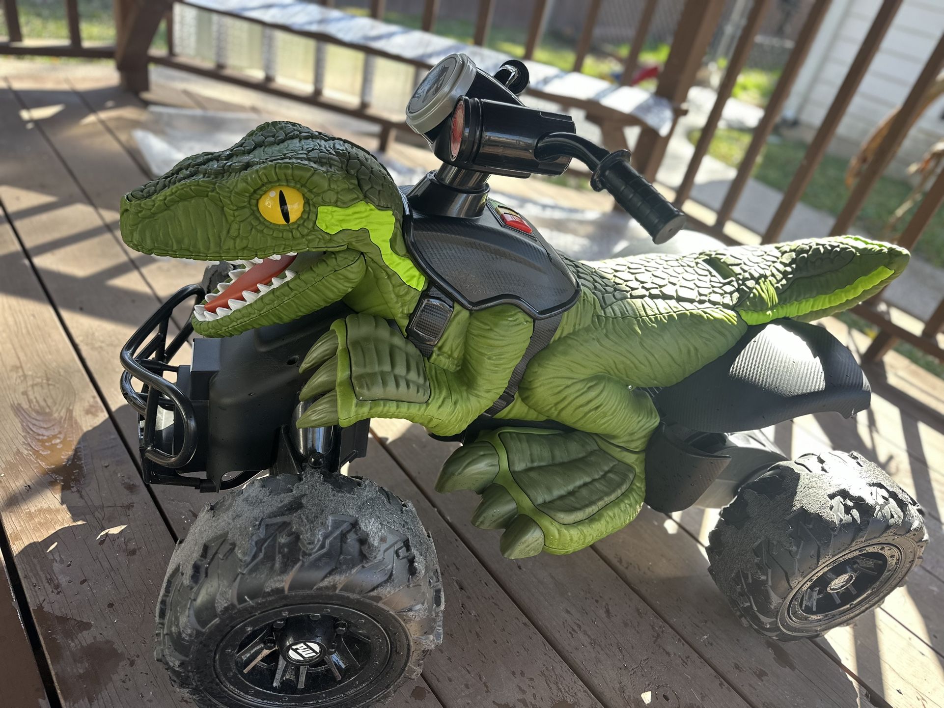 Power Wheels Jurassic World Dino Racer Battery for Sale in Crosby TX OfferUp